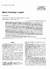 Research paper thumbnail of Marine Planktology in Japan