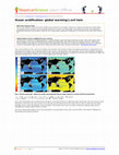 Research paper thumbnail of Ocean acidification: global warming's evil twin