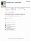 Research paper thumbnail of Evaluating the Pitfalls of External Statebuilding in Post-2003 Iraq (2003-2021