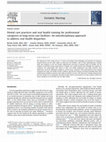 Research paper thumbnail of Dental care practices and oral health training for professional caregivers in long-term care facilities: An interdisciplinary approach to address oral health disparities