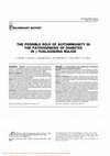 Research paper thumbnail of The possible role of autoimmunity in the pathogenesis of diabetes in B-thalassemia major