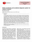 Research paper thumbnail of Online monitoring and accidents diagnosis system for research reactors