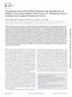 Research paper thumbnail of Chromosome-Directed PCR-Based Detection and Quantification of Bacillus cereus Group Members with Focus on B. thuringiensis Serovar israelensis Active against Nematoceran Larvae