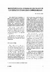 Research paper thumbnail of Importancia Del Analisis Estrategico De Los Estados Financieros Empresariales