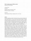 Research paper thumbnail of TITLE: Complex grammar in Williams syndrome