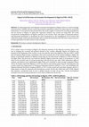 Research paper thumbnail of Impact of oil Revenue on Economic Development in Nigeria [ 1981 – 2012 ]