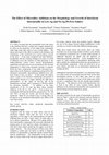 Research paper thumbnail of The effect of microalloy additions on the morphology and growth of interfacial intermetallic in low-Ag and no-Ag Pb-free solders