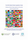 Research paper thumbnail of The 2015 Global Climate Legislation Study - A Review of Climate Change Legislation in 99 Countries