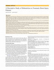 Research paper thumbnail of A Descriptive Study of Malnutrition in Traumatic Brain Injury Patients