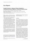 Research paper thumbnail of Gonadal function in adolescent patients submitted to chemotherapy during childhood or during the pubertal period