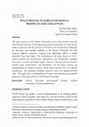 Research paper thumbnail of PEACE PROCESS IN KOREAN PENINSULA: PROSPECTS AND CHALLENGES