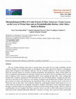 Research paper thumbnail of Histopathological Effect of Crude Extract of Piper Guineense (Uziza) Leaves on the Liver of Wistar Rats and on Pseudofolliculitis Barbae (After Shave Rash) in Human