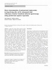 Research paper thumbnail of Direct determination of polymerized triglycerides in deep-frying olive oil by attenuated total reflectance-Fourier transform infrared spectroscopy using partial least squares regression