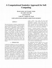 Research paper thumbnail of A Computational Semiotic Approach for Soft Computing