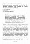 Research paper thumbnail of Re-discovering the Operational Level: Army Co- operation Command and Tactical Air Power Development in Britain, 1940-43