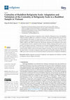 Research paper thumbnail of Centrality of Buddhist Religiosity Scale: Adaptation and Validation of the Centrality of Religiosity Scale in a Buddhist Sample in Vietnam