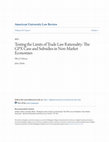 Research paper thumbnail of Testing the Limits of Trade Law Rationality: The GPX Case and Subsidies in Non-Market Economies