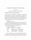 Research paper thumbnail of Onset and the Weight-Stress Principle in English