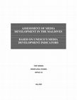 Research paper thumbnail of Based on Unesco's Media Development Indicators