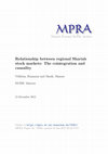 Research paper thumbnail of Relationship between regional Shariah stock markets: The cointegration and causality