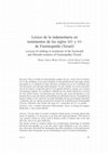 Research paper thumbnail of Léxico de la indumentaria en documentos de los siglos XIV y XV de Fuendepalda (Teruel)