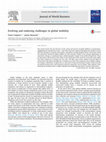 Research paper thumbnail of Evolving and enduring challenges in global mobility