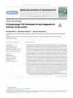 Research paper thumbnail of A broad-range PCR technique for the diagnosis of infective endocarditis