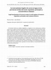 Research paper thumbnail of Legal mechanisms of access to water in arid regions of western Argentina: principles and common features