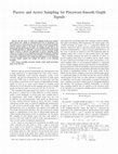 Research paper thumbnail of Passive and Active Sampling for Piecewise-Smooth Graph Signals