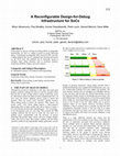 Research paper thumbnail of A reconfigurable design-for-debug infrastructure for SoCs