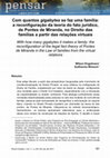 Research paper thumbnail of Com quantos gigabytes se faz uma família: a reconfiguração da teoria do fato jurídico de Pontes de Miranda no Direito das famílias a partir das relações virtuais