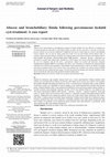 Research paper thumbnail of Abscess and bronchobiliary fistula following percutaneous hydatid cyst treatment: A case report