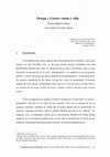 Research paper thumbnail of Ortega y Gasset: razón y vida