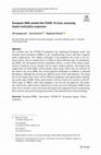 Research paper thumbnail of European SMEs amidst the COVID-19 crisis: assessing impact and policy responses