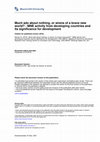 Research paper thumbnail of Much ado about nothing, or sirens of a brave new world? : MNE activity from developing countries and its significance for development