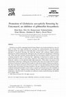 Research paper thumbnail of Promotion of Globularia sarcophylla flowering by Uniconazol, an inhibitor of gibberellin biosynthesis