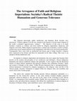 Research paper thumbnail of The Arrogance of Faith and Religious Imperialism: Soyinka's Radical Theistic Humanism and Generous Tolerance