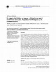 Research paper thumbnail of El órgano de Bidder en sapos (Peltophryne spp.) endémicos de Cuba. Aspectos morfológicos y de ultraestructura / Bidder´s organ in Cuban endemic toads (Peltophryne spp.). Morphological and ultrastructural aspects