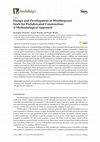 Research paper thumbnail of Design and Development of Weatherproof Seals for Prefabricated Construction: A Methodological Approach