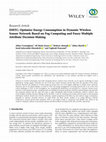 Research paper thumbnail of DMTC: Optimize Energy Consumption in Dynamic Wireless Sensor Network Based on Fog Computing and Fuzzy Multiple Attribute Decision-Making