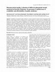 Research paper thumbnail of Pharmaceutical quality evaluation of different glimepiride brands marketed in Karachi (Pakistan): In pursuance to global issue of availability and affordability of quality medicines