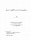 Research paper thumbnail of Microstructural Response of Magnesium Alloys: 3D Crystal Plasticity and Experimental Validation