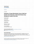 Research paper thumbnail of Delineation of Copper Mineralization Zones at Wadi Ham, Northern Oman Mountains, United Arab Emirates Using Multispectral Landsat 8 (OLI) Data