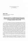 Research paper thumbnail of Questions and Methodological Approaches in the Literature on the History of the German Minority in Hungary between 1945 and 1990