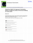 Research paper thumbnail of Towards an Eighth Fire Approach: Developing Modes of Indigenous-Settler Performance-Making on Turtle Island