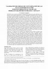 Research paper thumbnail of Valoración del riesgo de contaminación de las aguas subterráneas por nitratos mediante el uso de los modelos paramétricos Drastic y Sintacs*