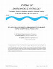 Research paper thumbnail of Evaluation of Aquifer Trasmissivity in Karst Using Geophysical Well Logs