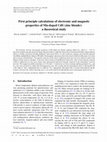 Research paper thumbnail of FIRST PRINCIPLE CALCULATIONS OF THE ELECTRONIC AND OPTICAL PROPERTIES OF 2-, 1-, AND 0-DIMENSIONAL CONFINED Si STRUCTURES