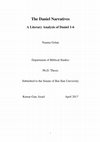 Research paper thumbnail of N. Golan, The Daniel Narratives: A Literary Analysis of Daniel 1-6 (Ph.D. Thesis, Bar Ilan University), Ramat Gan 2017