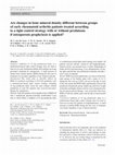 Research paper thumbnail of Are changes in bone mineral density different between groups of early rheumatoid arthritis patients treated according to a tight control strategy with or without prednisone if osteoporosis prophylaxis is applied?